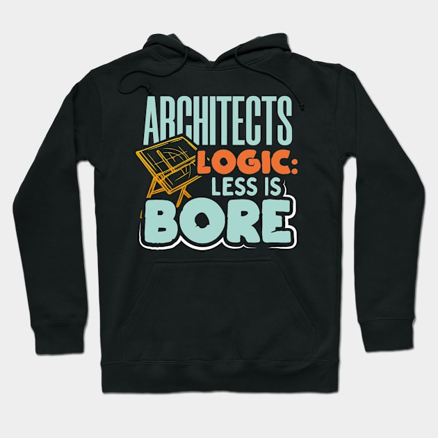 Architects Logic Less Is Bore Hoodie by uncannysage